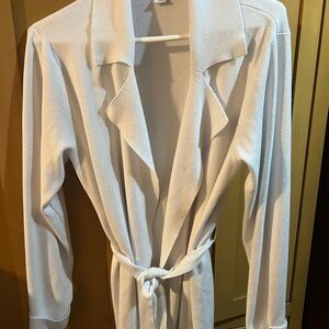 Elegant White Women's Cardigan
